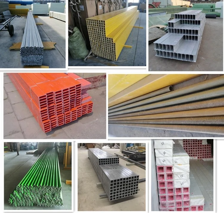 Composite GRP/FRP Plastic Pipe Manufacturers FRP/GRP Pultruded Profiles Fiberglass Round Pipe